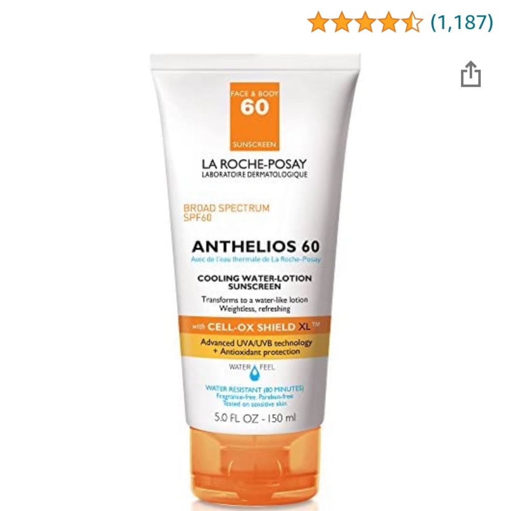 La Roche-Posay Anthelios Lotion Sunscreen, 5.0 Oz
